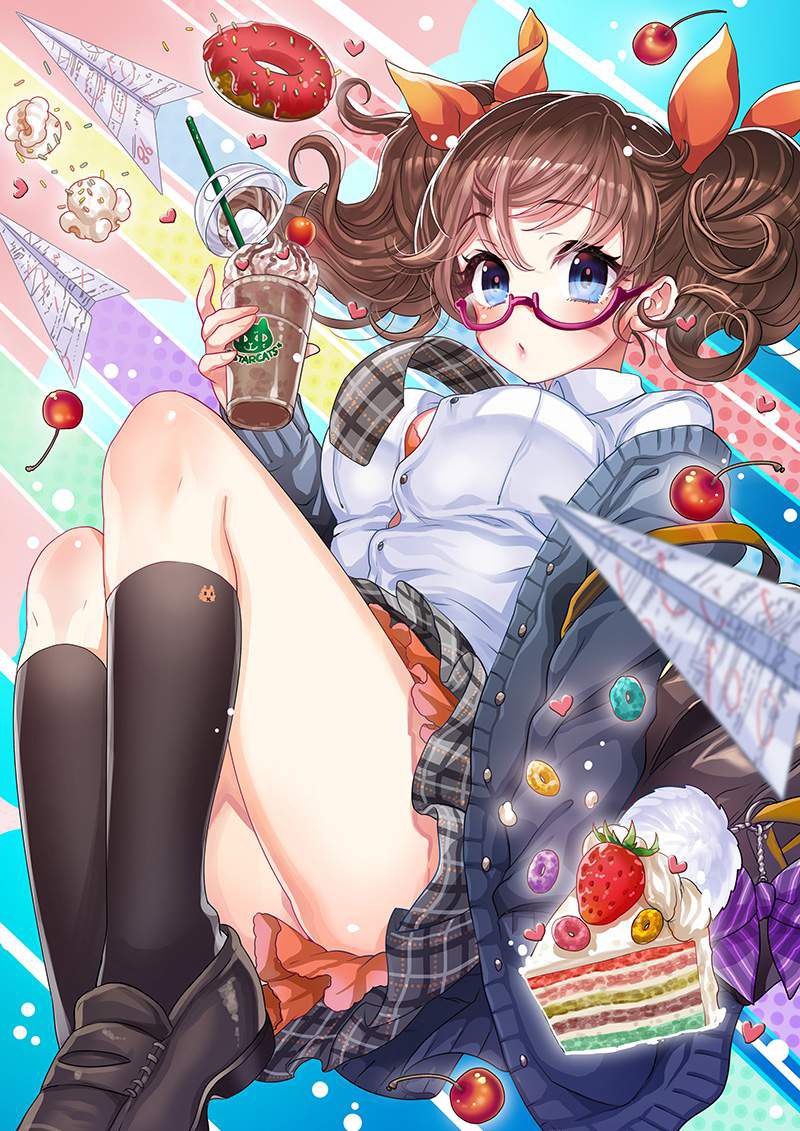 【Suipara's leftovers are a hot topic】 Secondary image of a girl who is pleased with a large amount of sweets 27