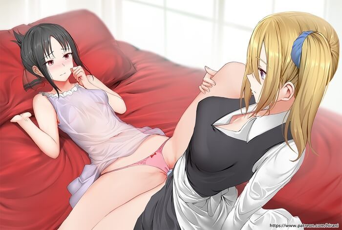 Kaguya Shinomiya's sexy and slipping secondary erotic image collection [Kaguya-sama wants to announce] 3