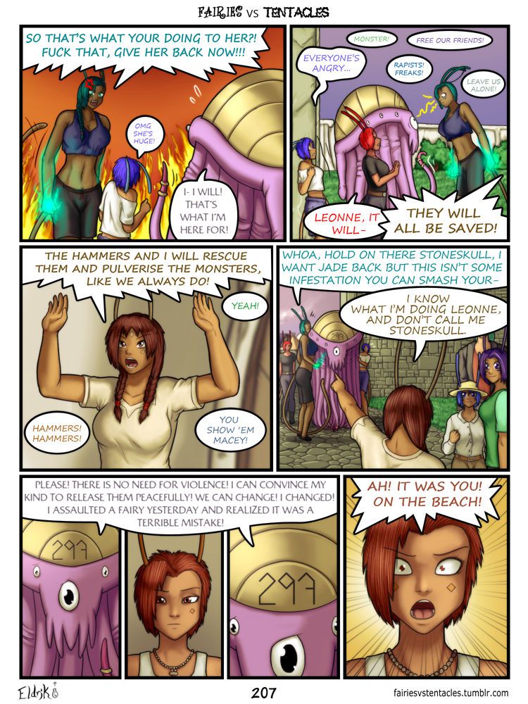 [Bobbydando] Fairies vs Tentacles [Ongoing] 208