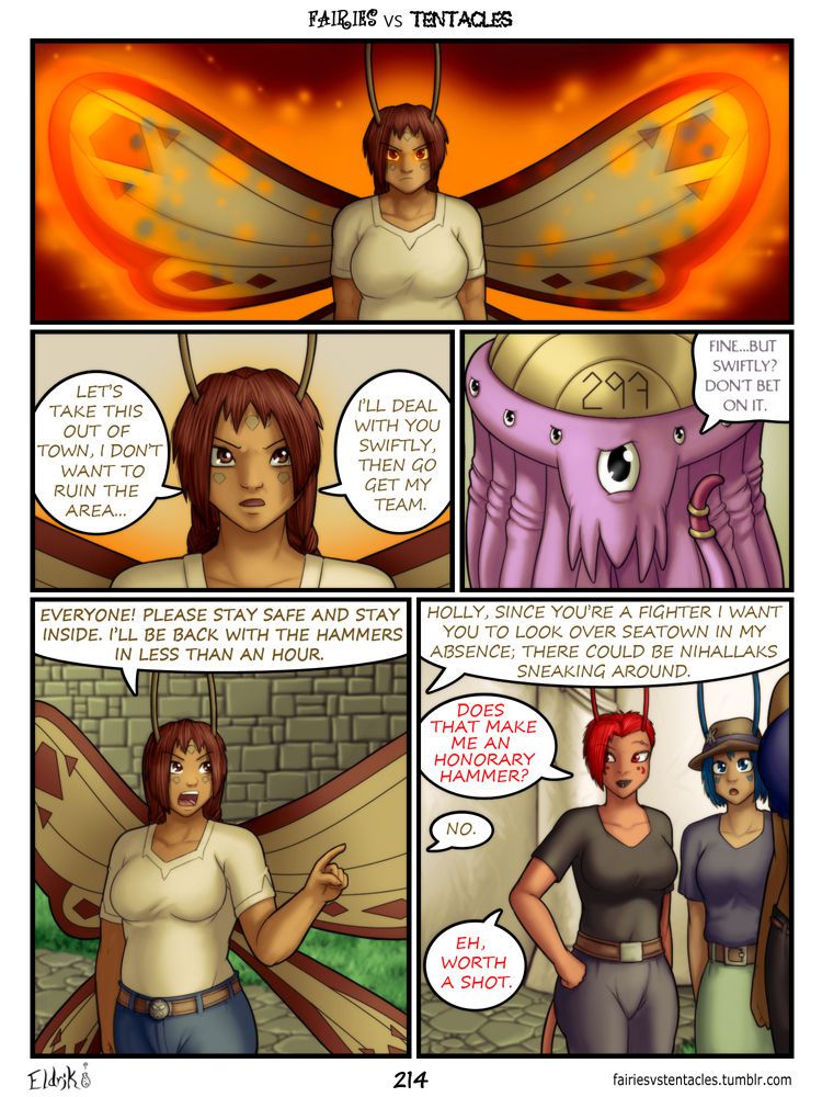 [Bobbydando] Fairies vs Tentacles [Ongoing] 215