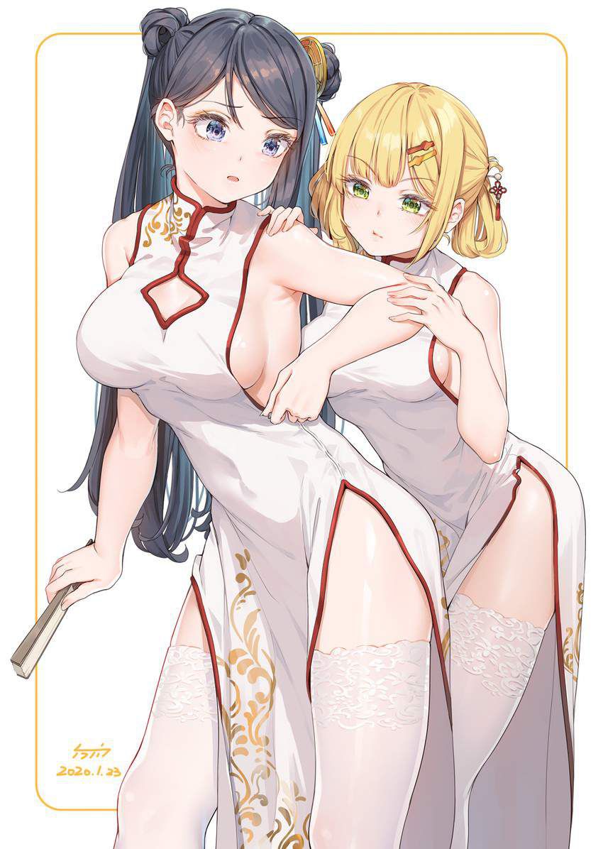 [Chinese New Year] [When You Look, My Brother And Brother Will Grow Up! ] Two of the erotic Chinese dress . 16