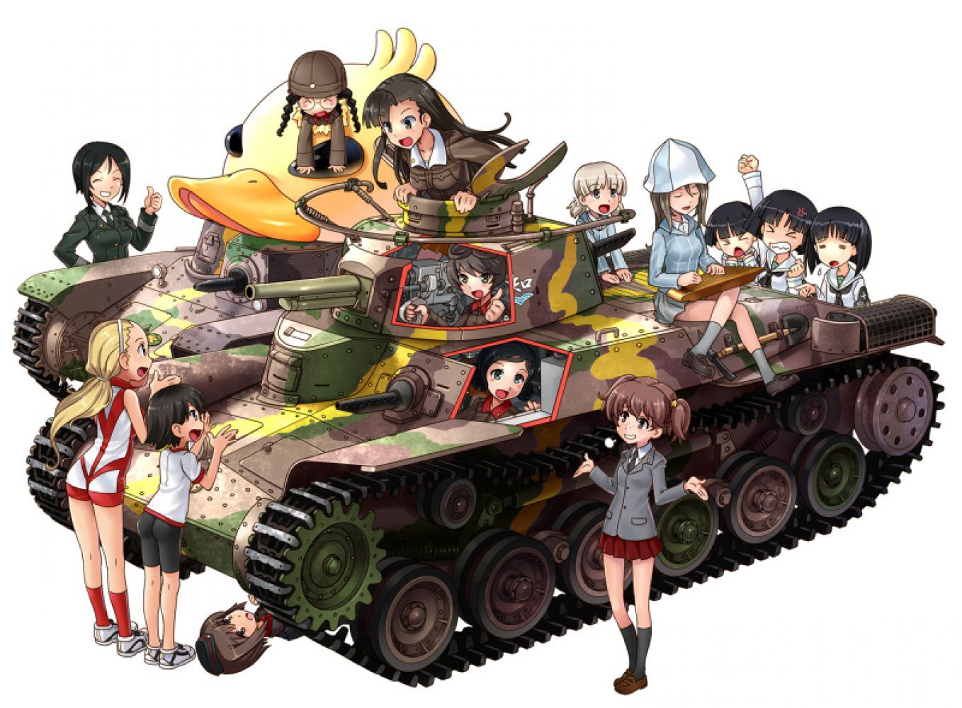[Secondary] Images of Girls &amp; Panzer 32