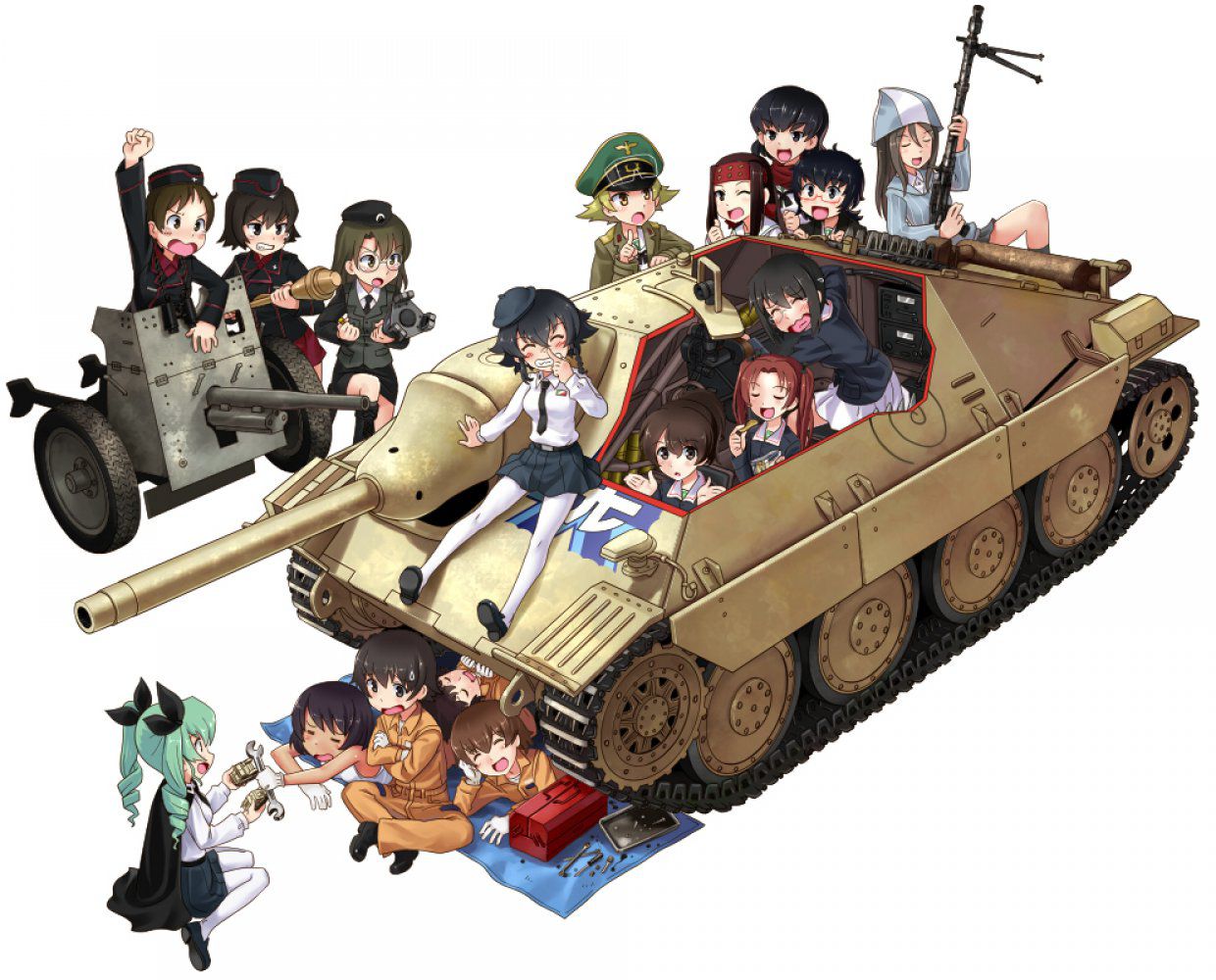 [Secondary] Images of Girls &amp; Panzer 35