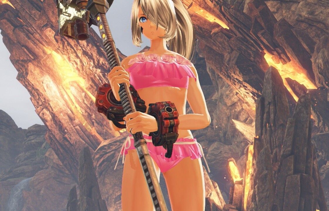Erotic swimsuit costume for the female hero is added in the free update of [God Eater 3]! 1