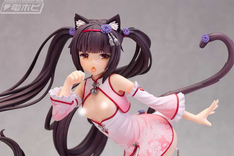 [Nekopara] chocolate and vanilla China dress to take off nipples and asso also full visible figure! 23