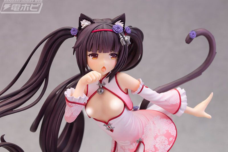 [Nekopara] chocolate and vanilla China dress to take off nipples and asso also full visible figure! 24