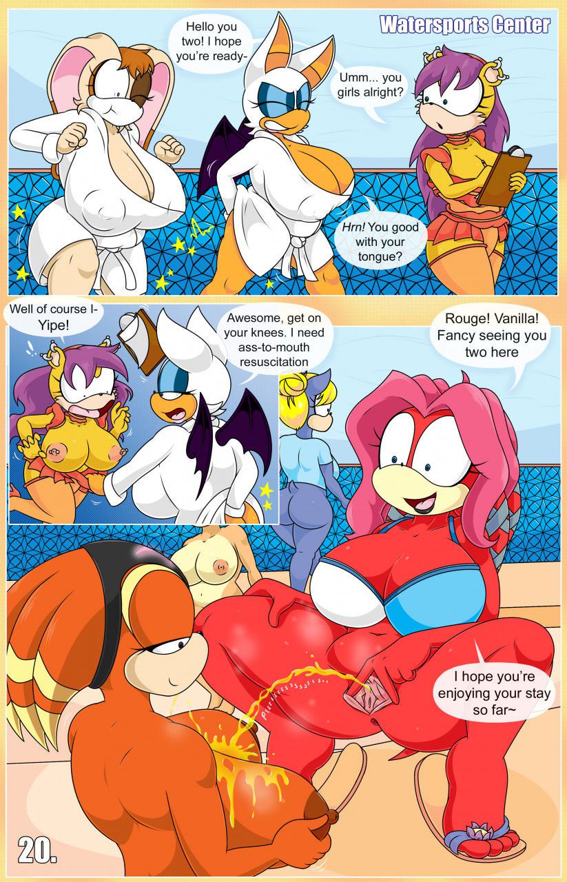 [TinyDevilHorns] Rouge and Vanilla in: Scissors Resort (Sonic The Hedgehog) 23