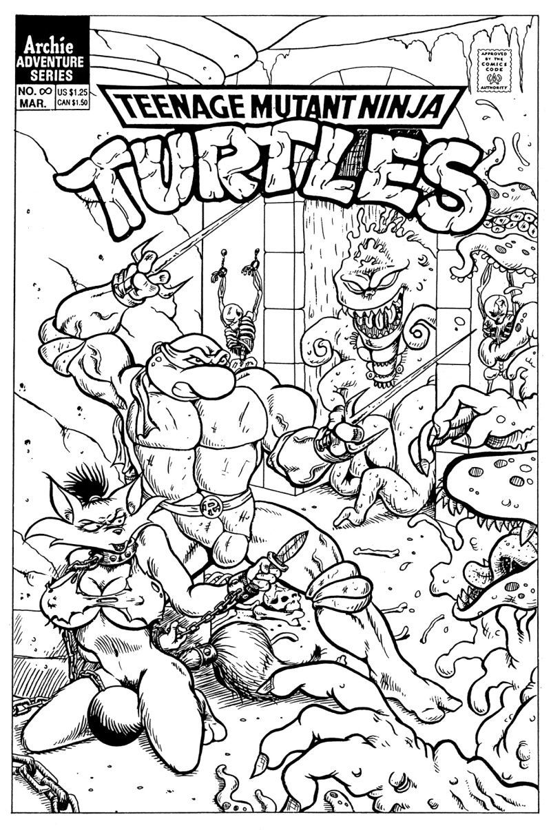 Teenage Mutant Ninja Turtles hentai comic 1