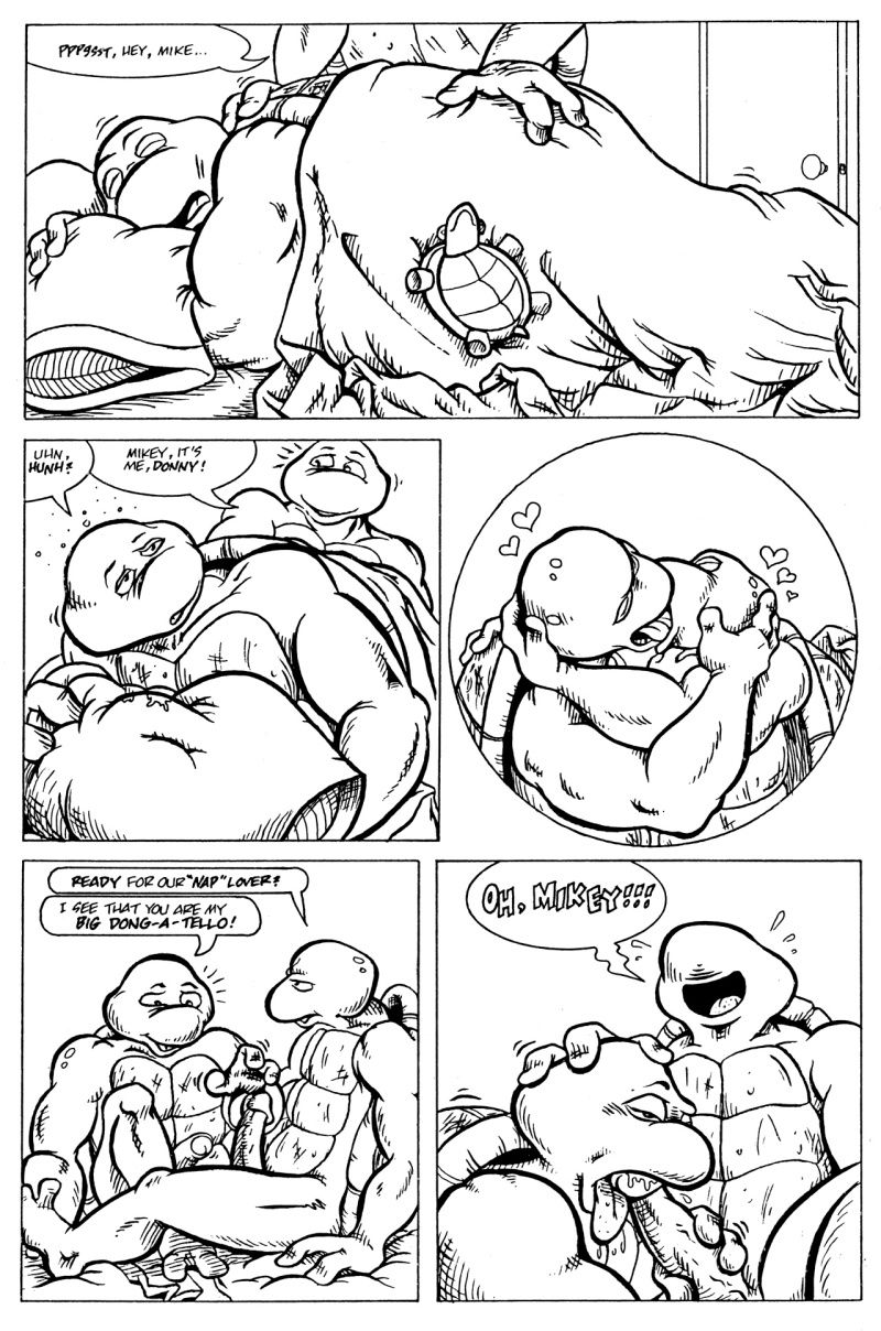 Teenage Mutant Ninja Turtles hentai comic 4