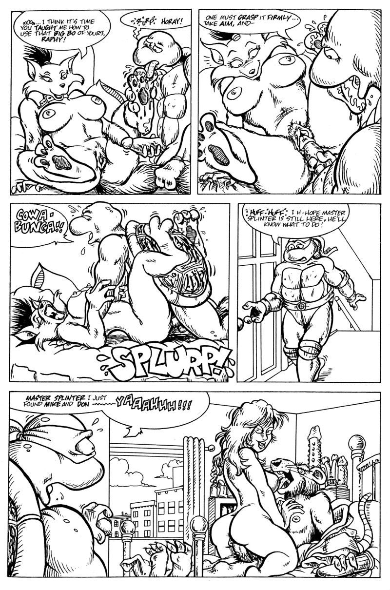 Teenage Mutant Ninja Turtles hentai comic 6