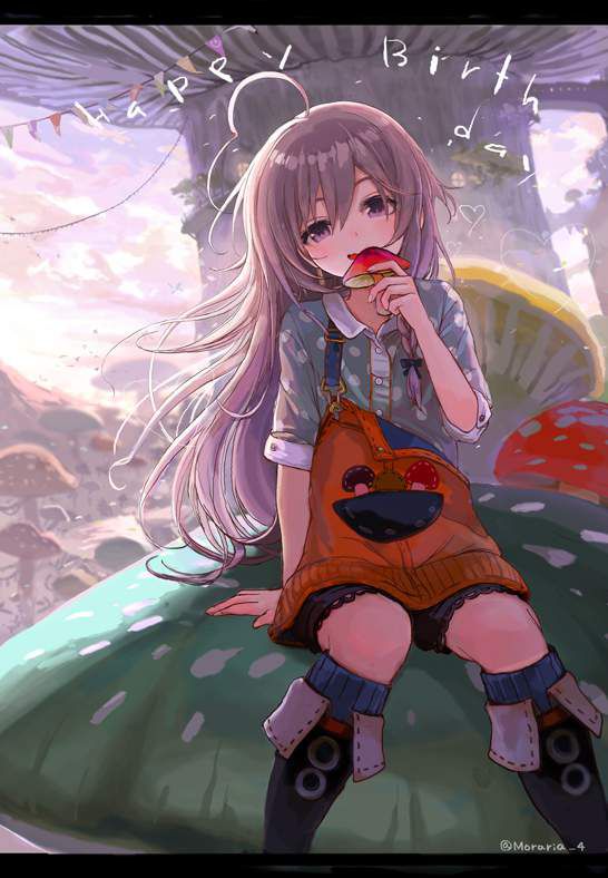 [Those that are not meaningful] because it is deep in autumn, the secondary image of mushrooms and girls 28