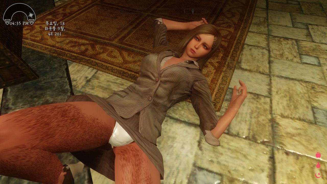 Extremely Hairy Girls in Skyrim (Ver 1.5) - Hairy Sexy Secretary Girl! 1