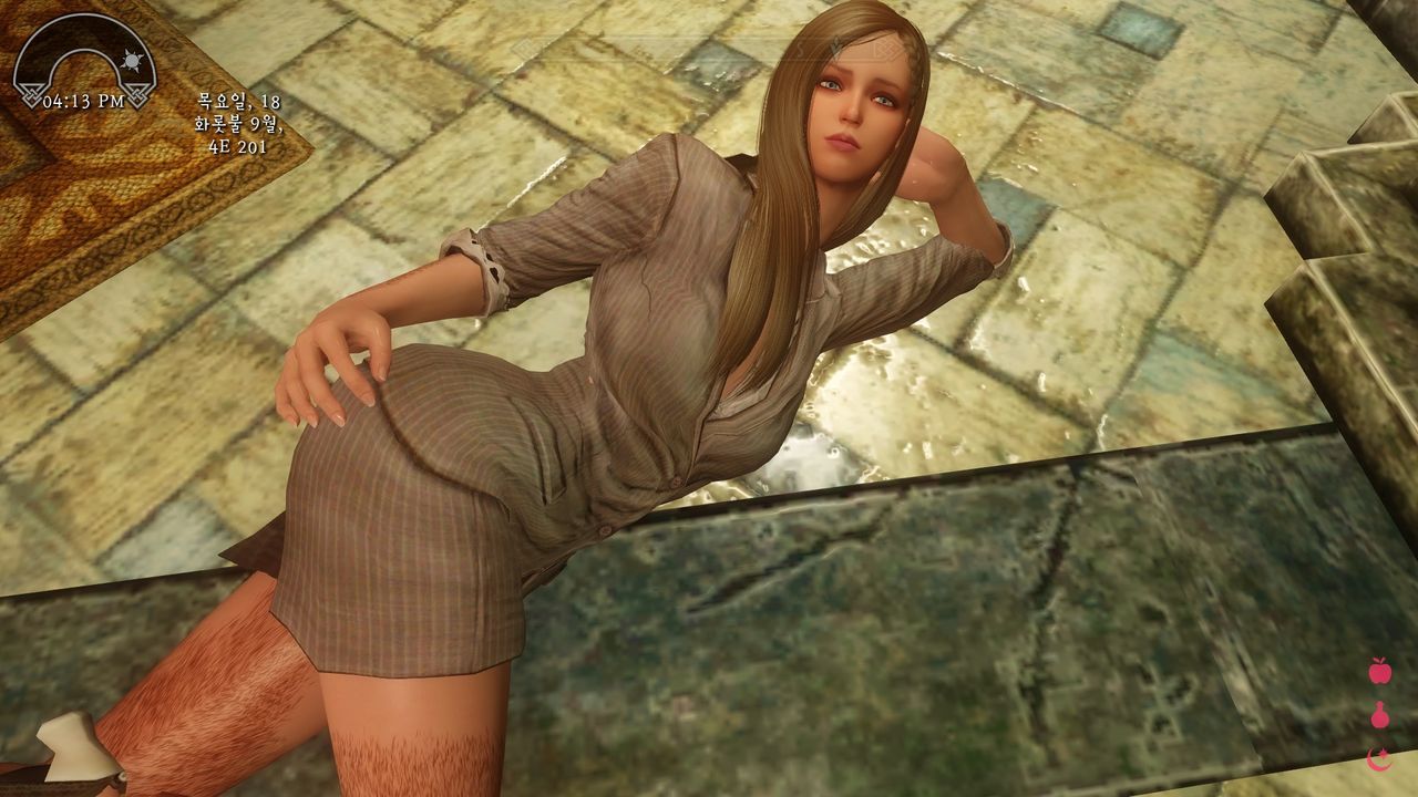 Extremely Hairy Girls in Skyrim (Ver 1.5) - Hairy Sexy Secretary Girl! 9