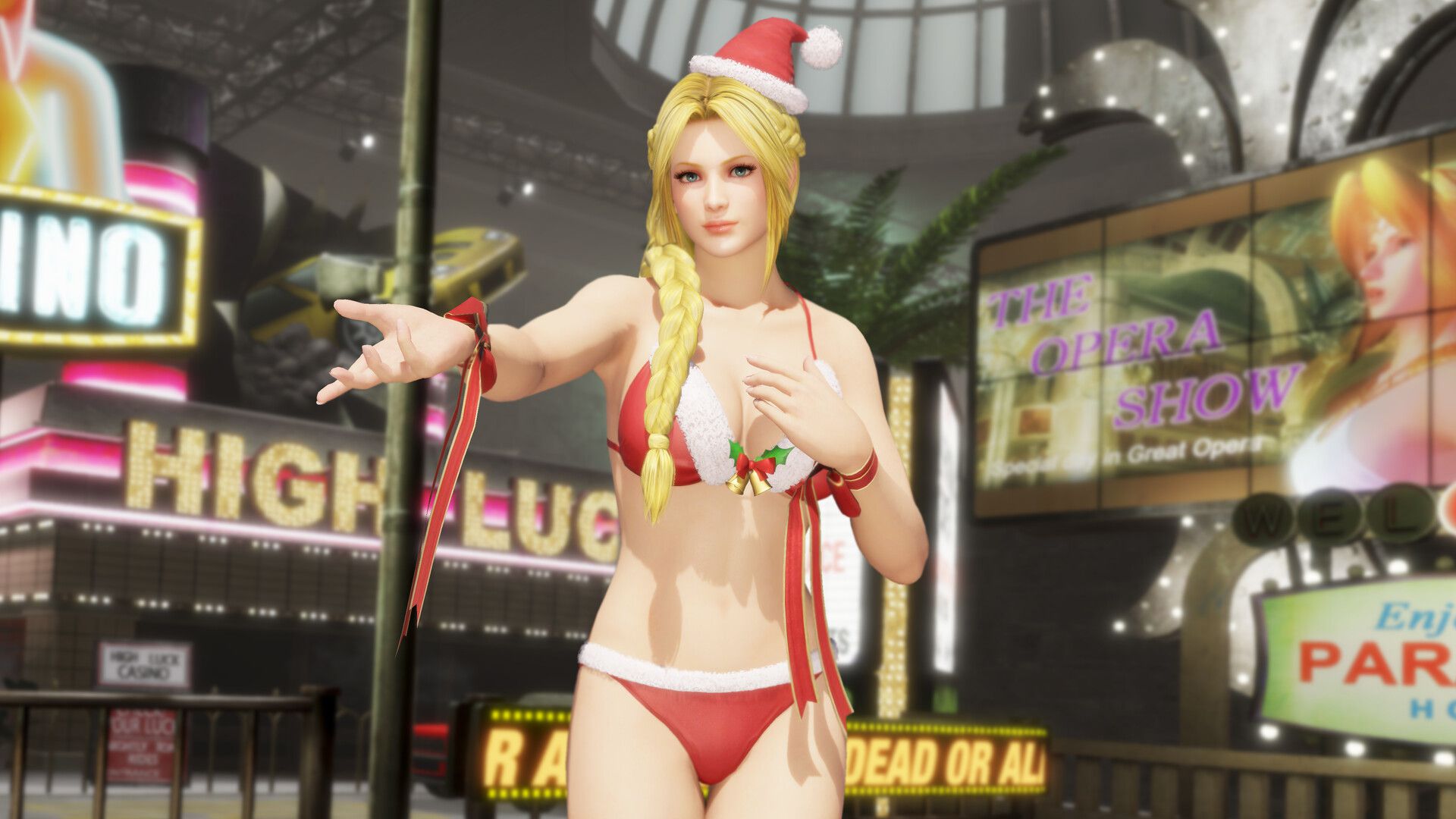 [Dead or Alive 6] erotic [Rachel] participates! Erotic Santa Bikini Costume Added! 13