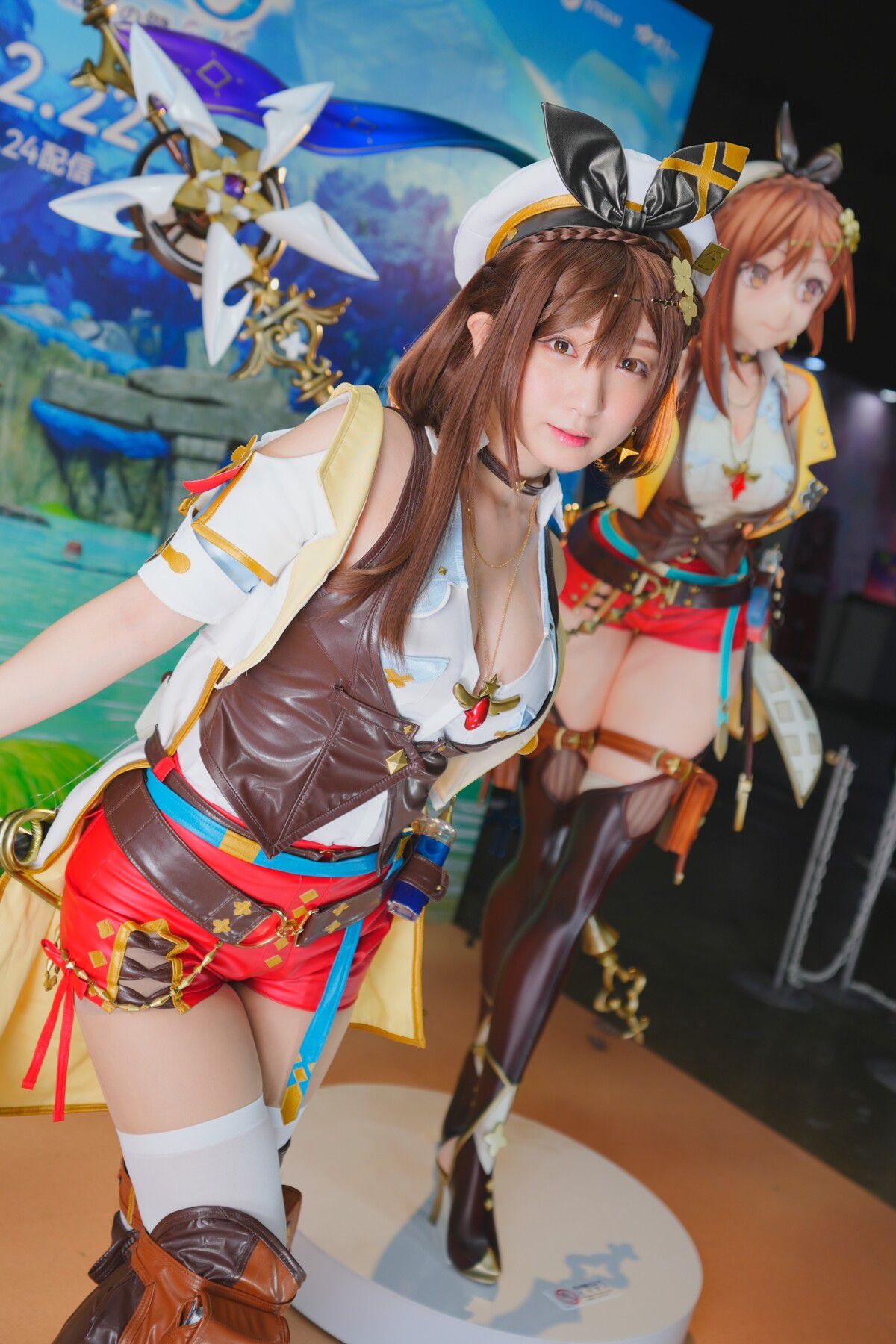 "Raiza's Atelier 3" Moe Iori's new Lysa erotic costume reproduced whiplash cosplay photo 10