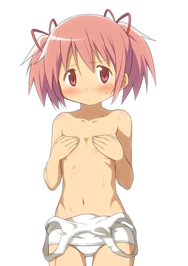 Madoka Kanome "Ho, Homura-chan, I'm still in the middle of changing my clothes..." 1
