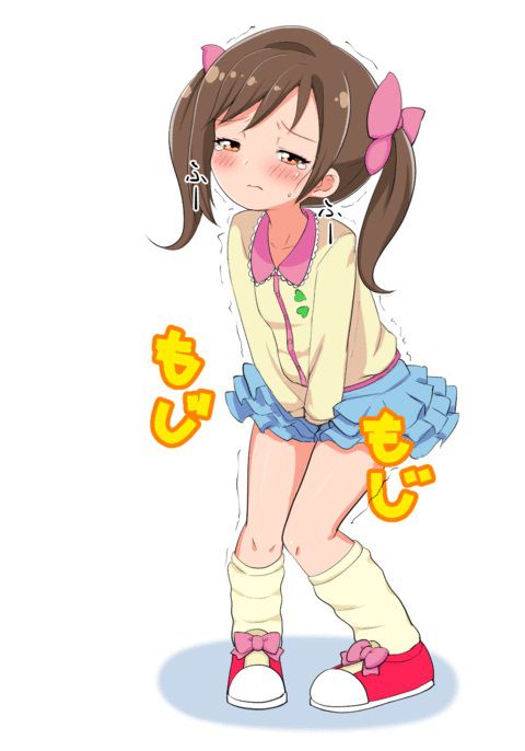 [Ojima Lori] What a good thing of the pee patience figure of lori girl who is desperately putting up with the urine intention while becoming an inner crotch and Mojimoji ... 1