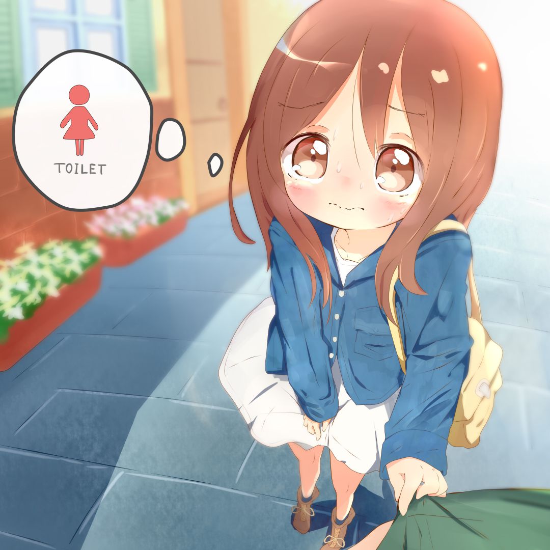 [Ojima Lori] What a good thing of the pee patience figure of lori girl who is desperately putting up with the urine intention while becoming an inner crotch and Mojimoji ... 26