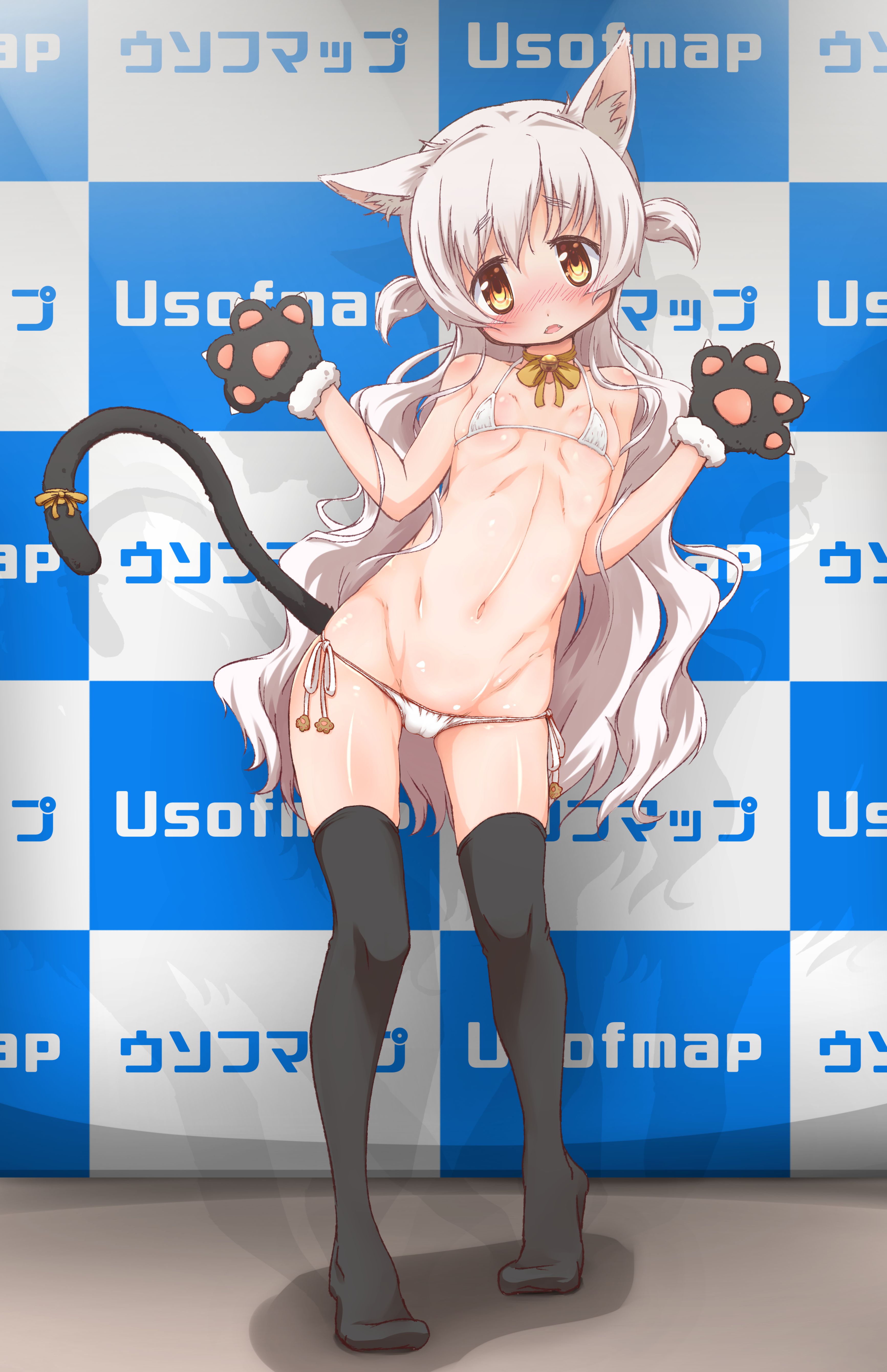 [Exposure mono loli] erotic image of lori girl who has become a exposed person in the interview &amp; photo session in front of the sofmap-like wall of the example! 32