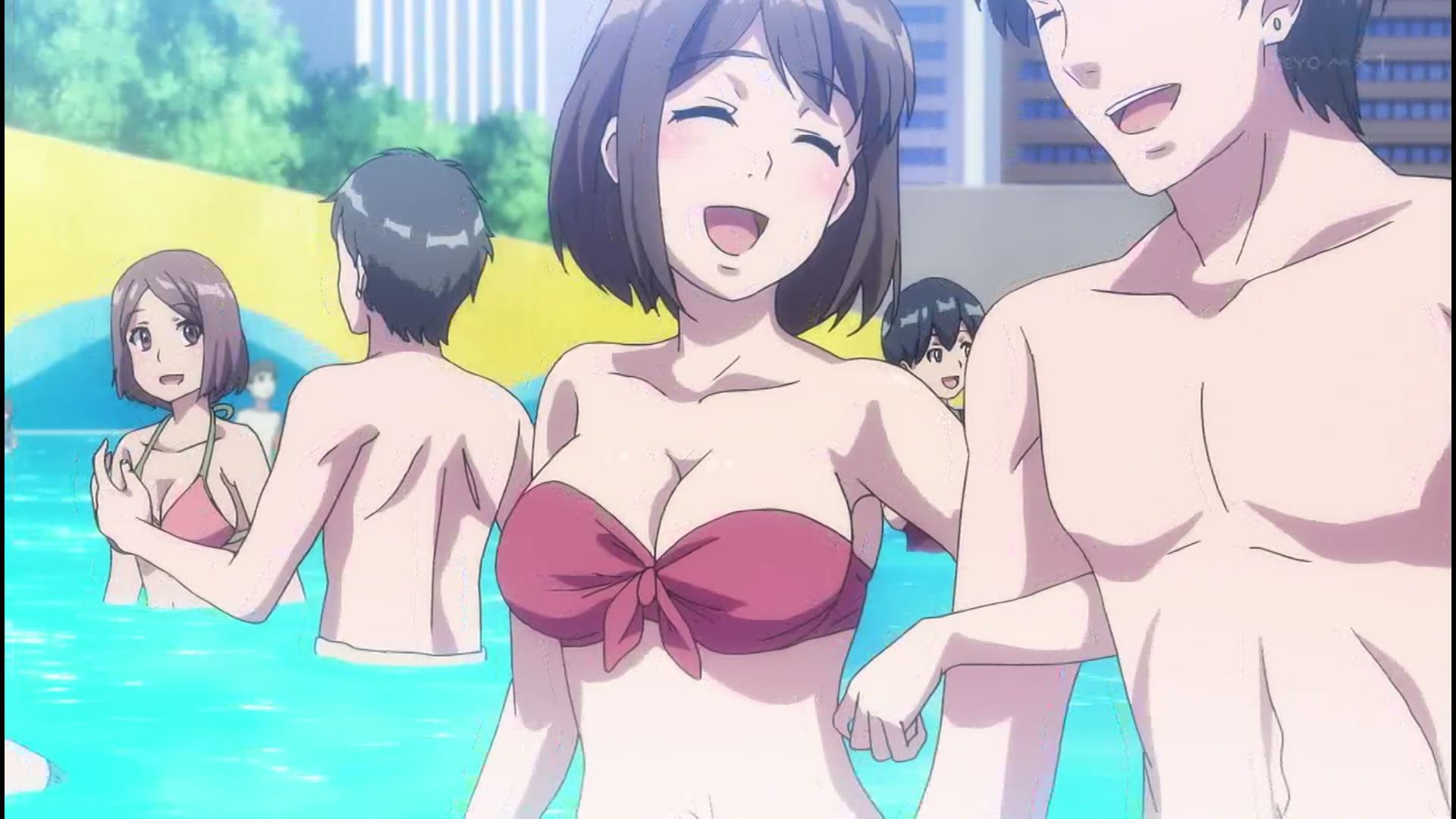 Anime [Kandagawa JETGIRLS] 6 episodes, such as girls' very cute swimsuit and naked! 11