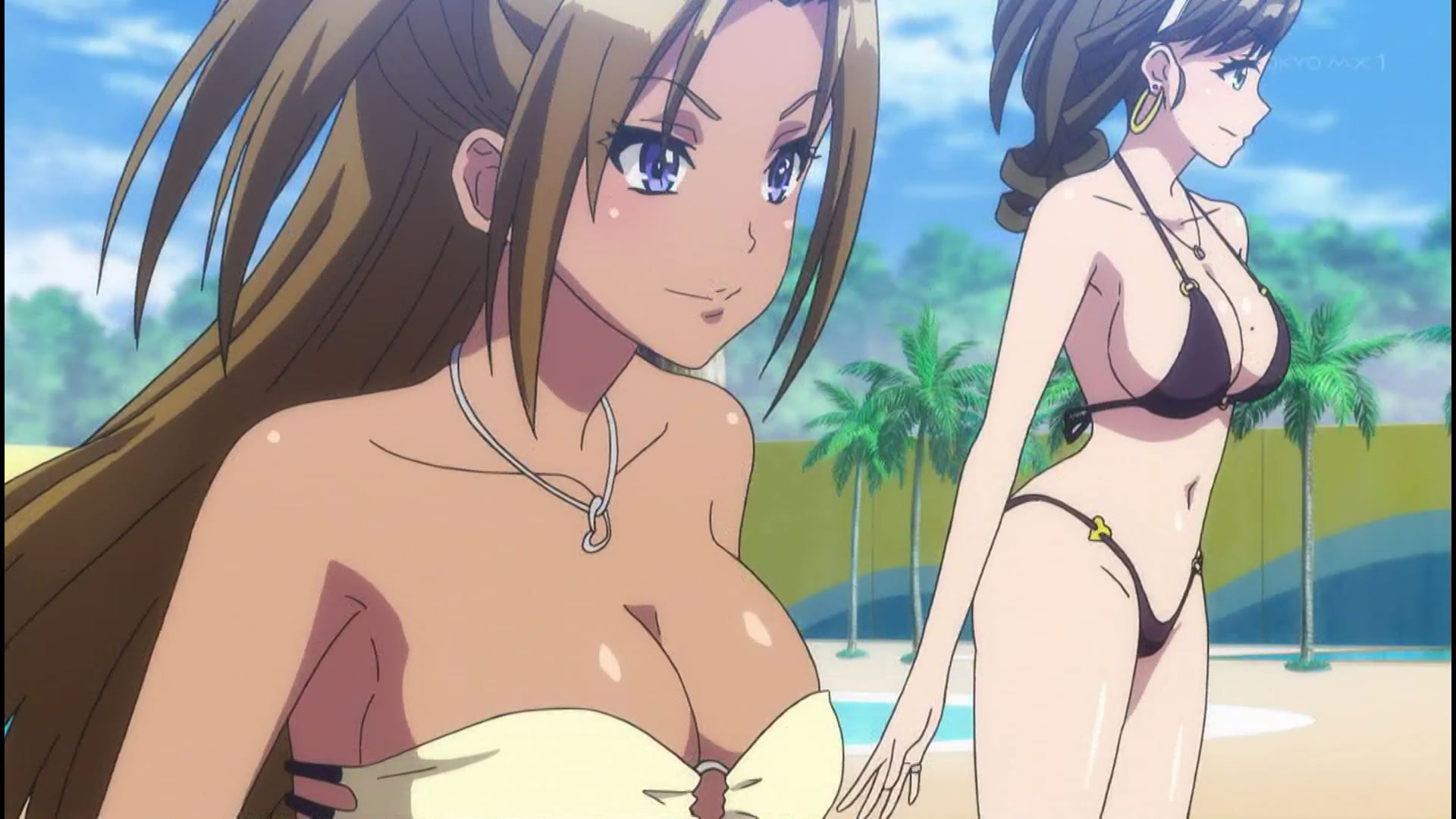 Anime [Kandagawa JETGIRLS] 6 episodes, such as girls' very cute swimsuit and naked! 15