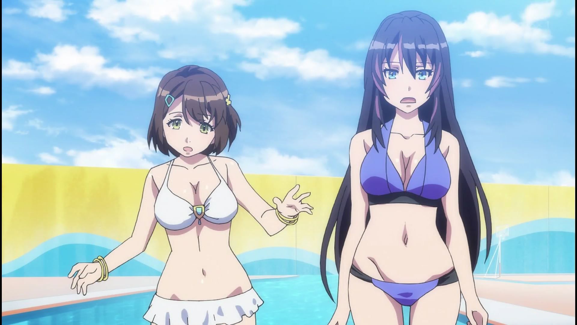Anime [Kandagawa JETGIRLS] 6 episodes, such as girls' very cute swimsuit and naked! 16