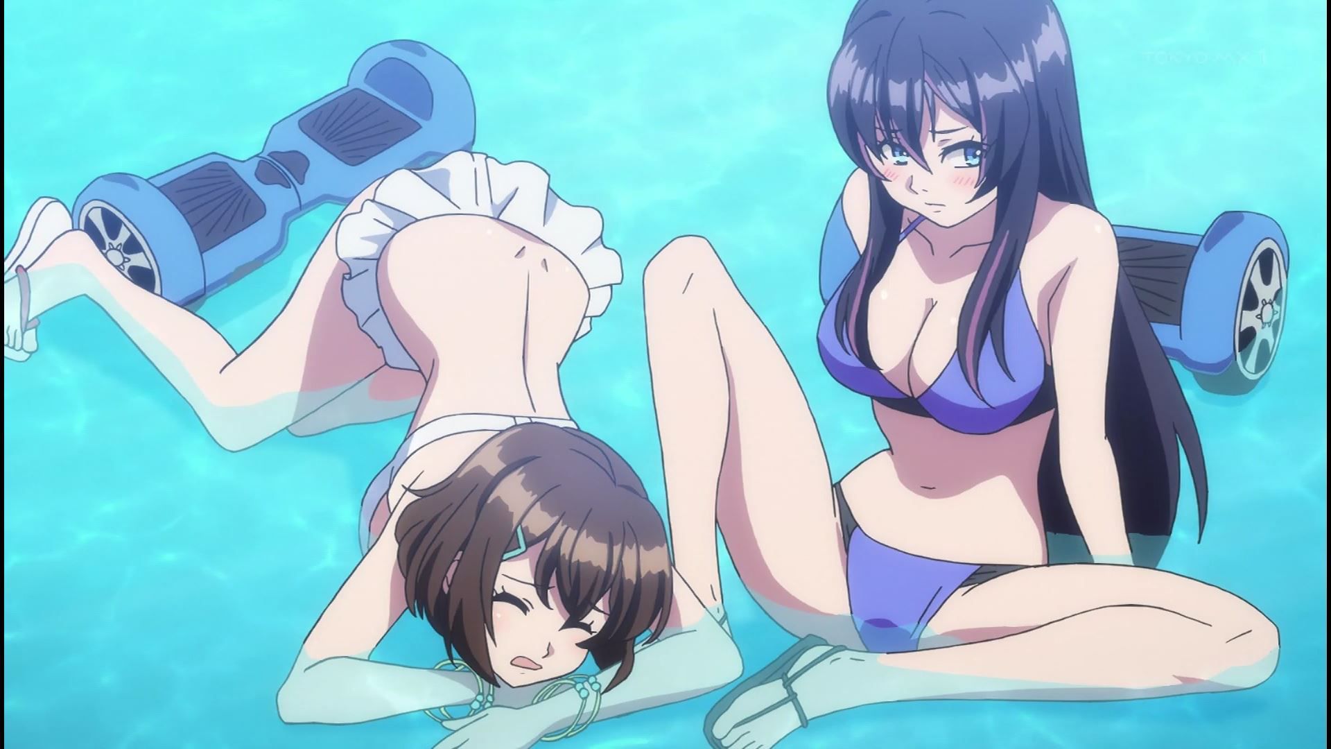 Anime [Kandagawa JETGIRLS] 6 episodes, such as girls' very cute swimsuit and naked! 19
