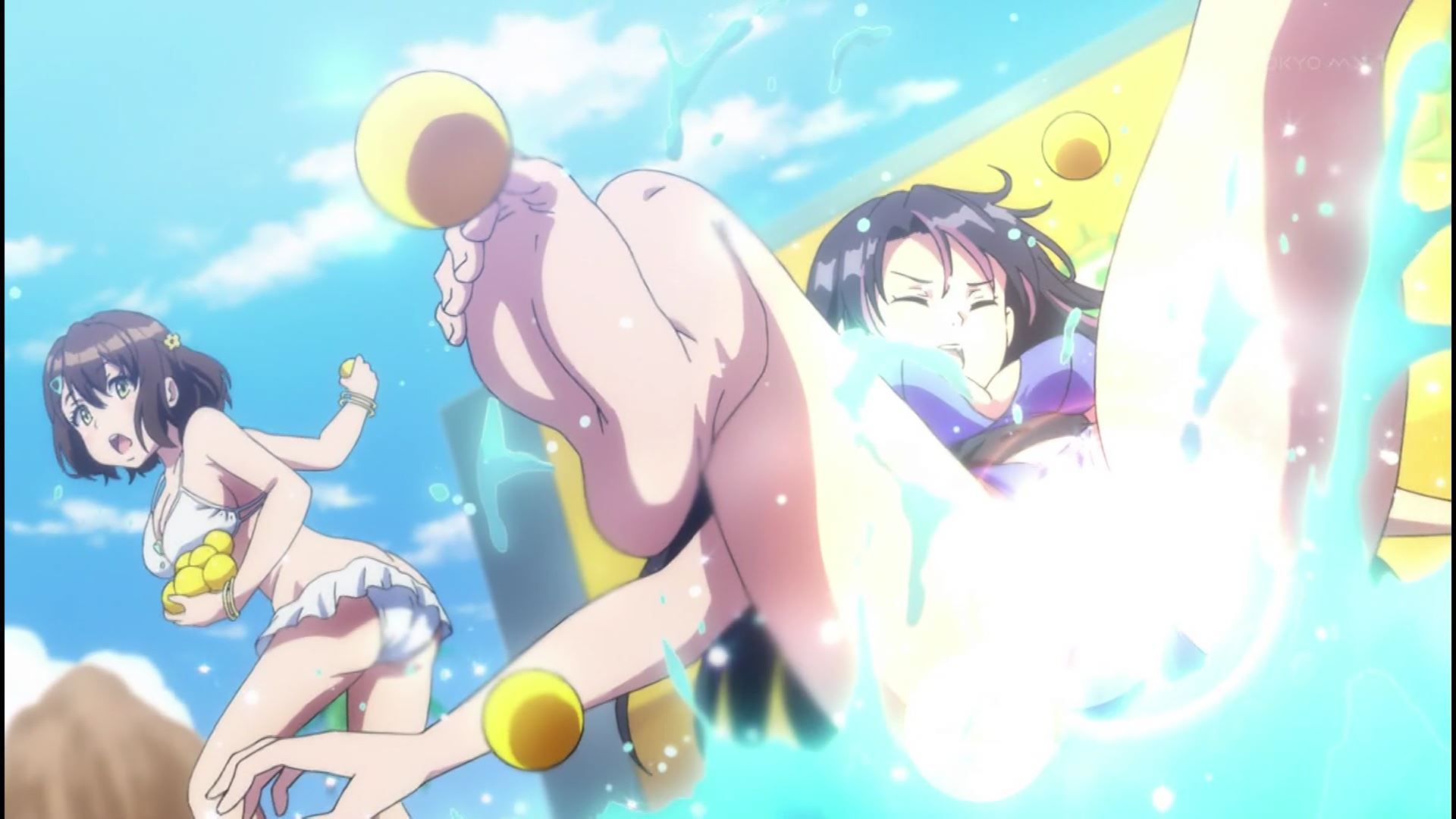 Anime [Kandagawa JETGIRLS] 6 episodes, such as girls' very cute swimsuit and naked! 25