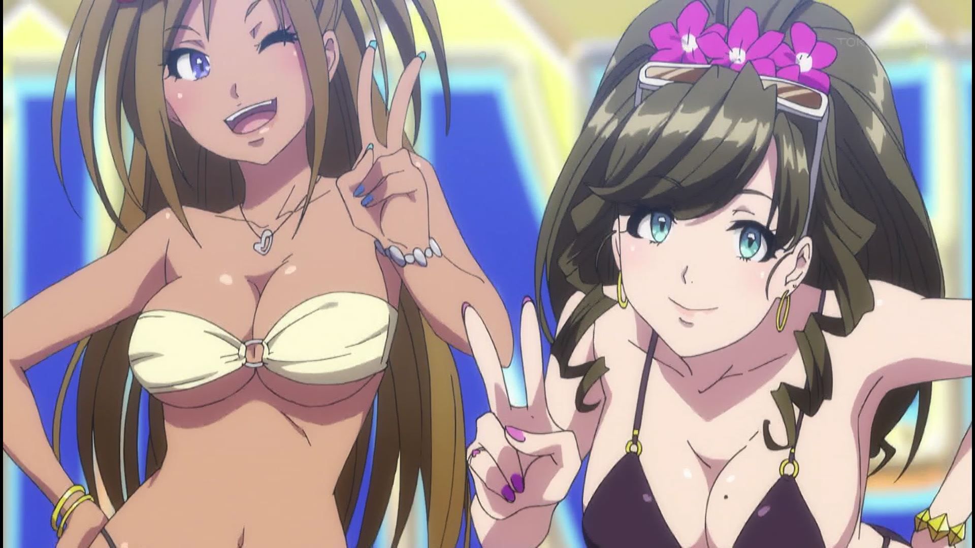 Anime [Kandagawa JETGIRLS] 6 episodes, such as girls' very cute swimsuit and naked! 28