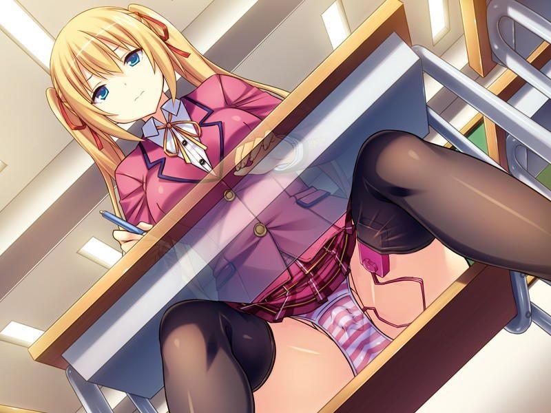 I thought I wouldn't be able to see it under the desk. I'm starting "Waruikoto" even though there are other people in the room♀ www (3) 37