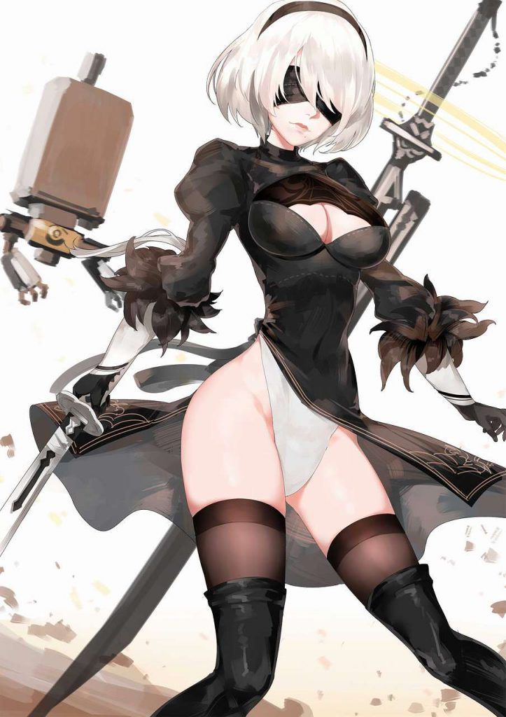 Love the secondary erotic images of NieR Automata. 1