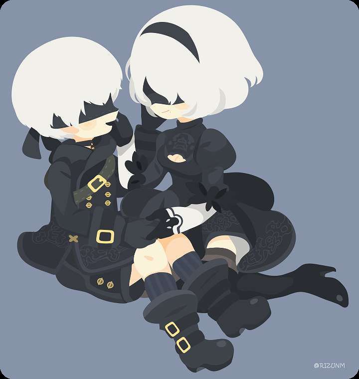 Love the secondary erotic images of NieR Automata. 15