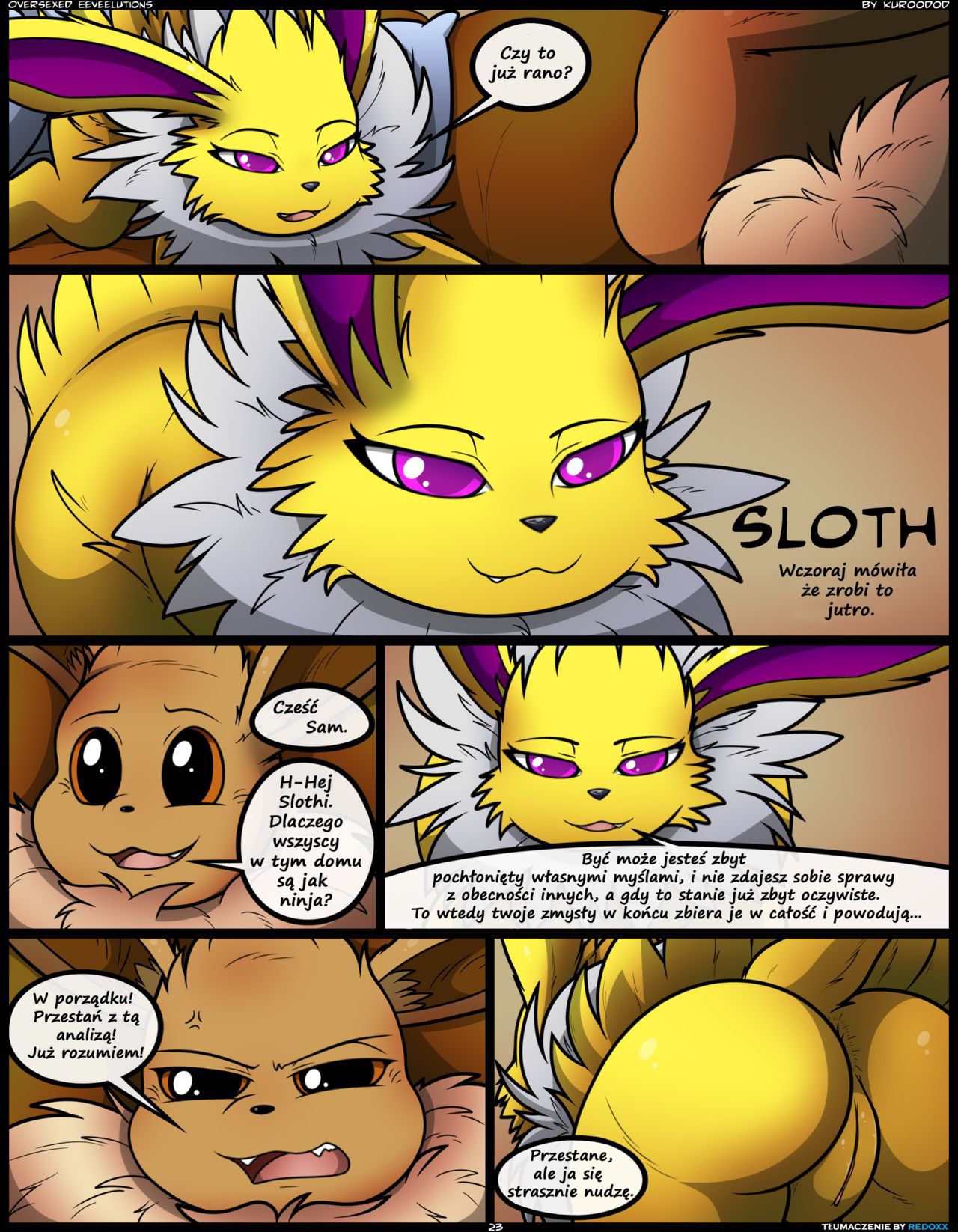 [Kuroodod] Oversexed Eeveelutions Vol. 1,2,3,4 (Pokemon) [Polish] [ReDoXX](ongoing) 23