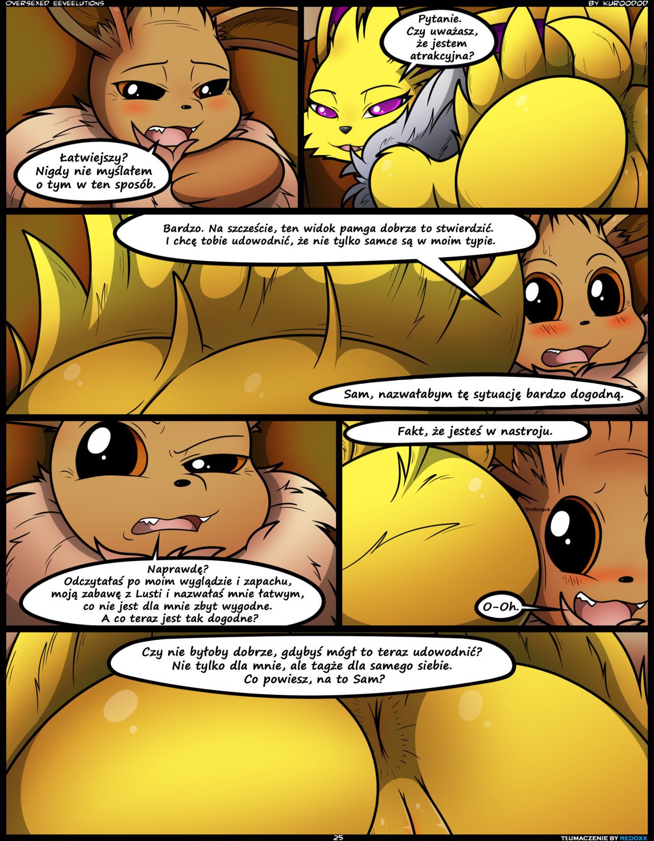 [Kuroodod] Oversexed Eeveelutions Vol. 1,2,3,4 (Pokemon) [Polish] [ReDoXX](ongoing) 25