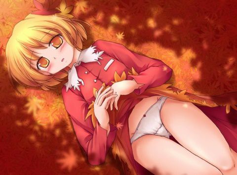 [Aki Shizuha-chan] because autumn has also deepened, even in the erotic image of Aki shizuha-chan who is often drawn without the dawn of the autumn sisters of the Eastern Project 5