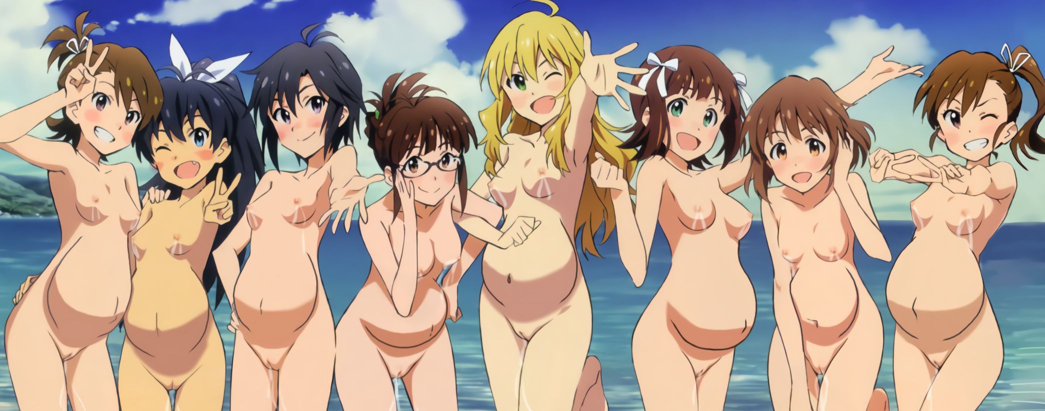 [Botecola] heroines of anime and games that have been made bote belly in Elocola Part 67 1
