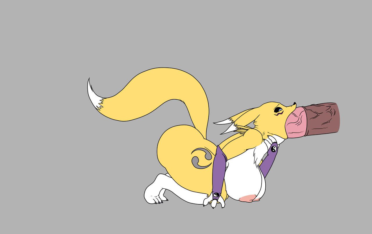 [DisturbedMonkey] Renamon's facefuck 1