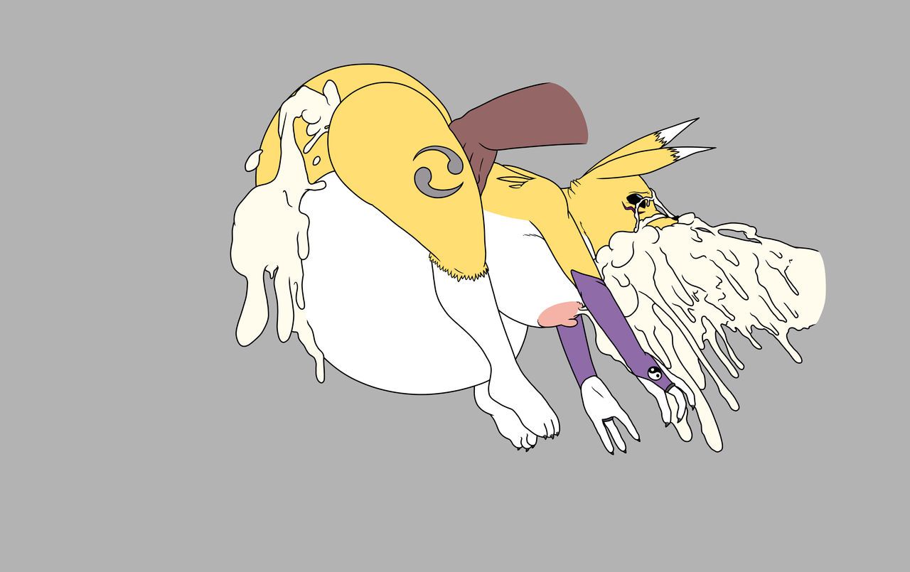 [DisturbedMonkey] Renamon's facefuck 10