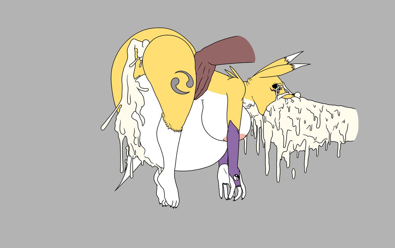 [DisturbedMonkey] Renamon's facefuck 11