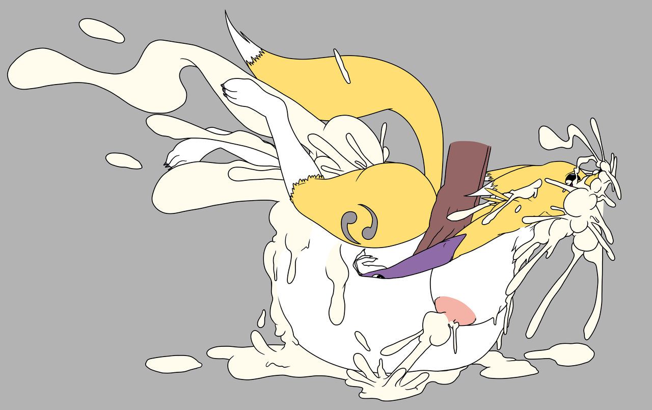 [DisturbedMonkey] Renamon's facefuck 12