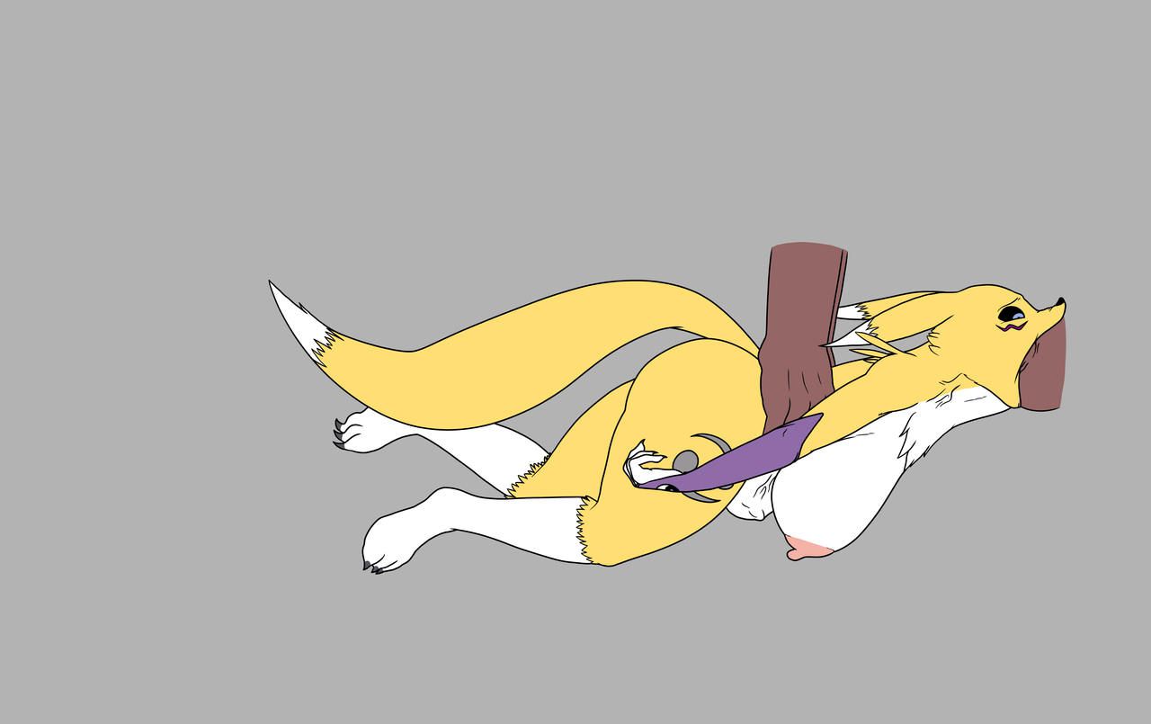 [DisturbedMonkey] Renamon's facefuck 3