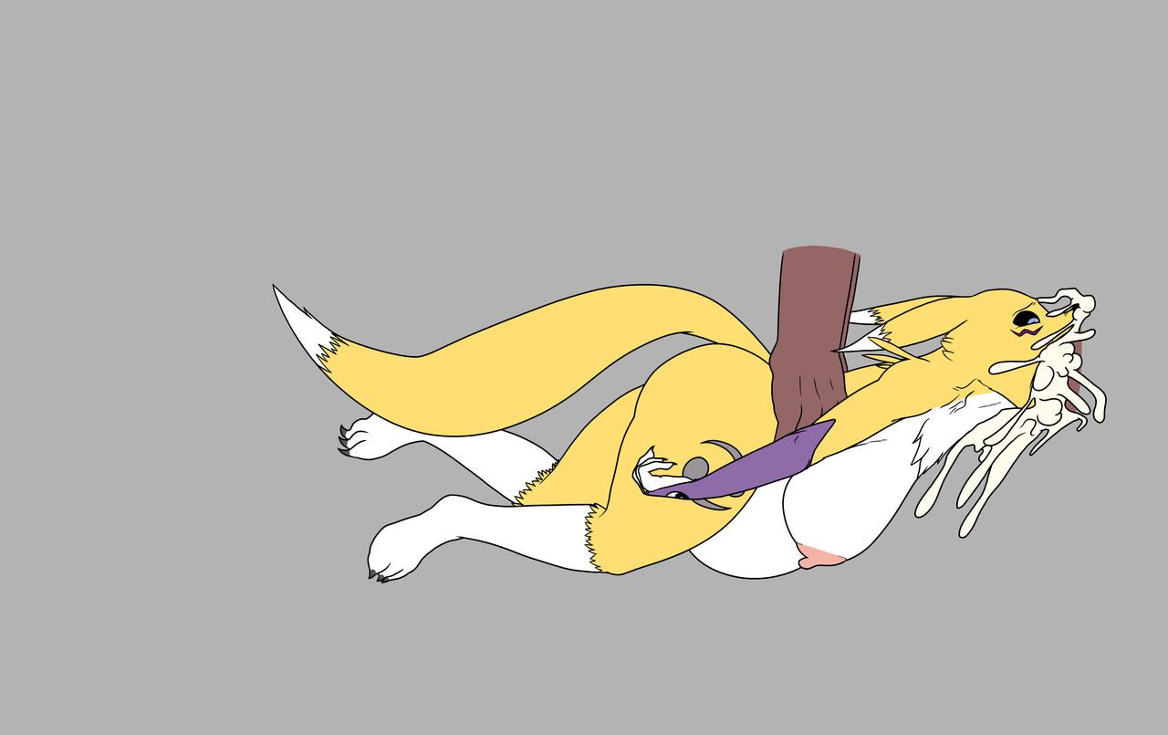 [DisturbedMonkey] Renamon's facefuck 7