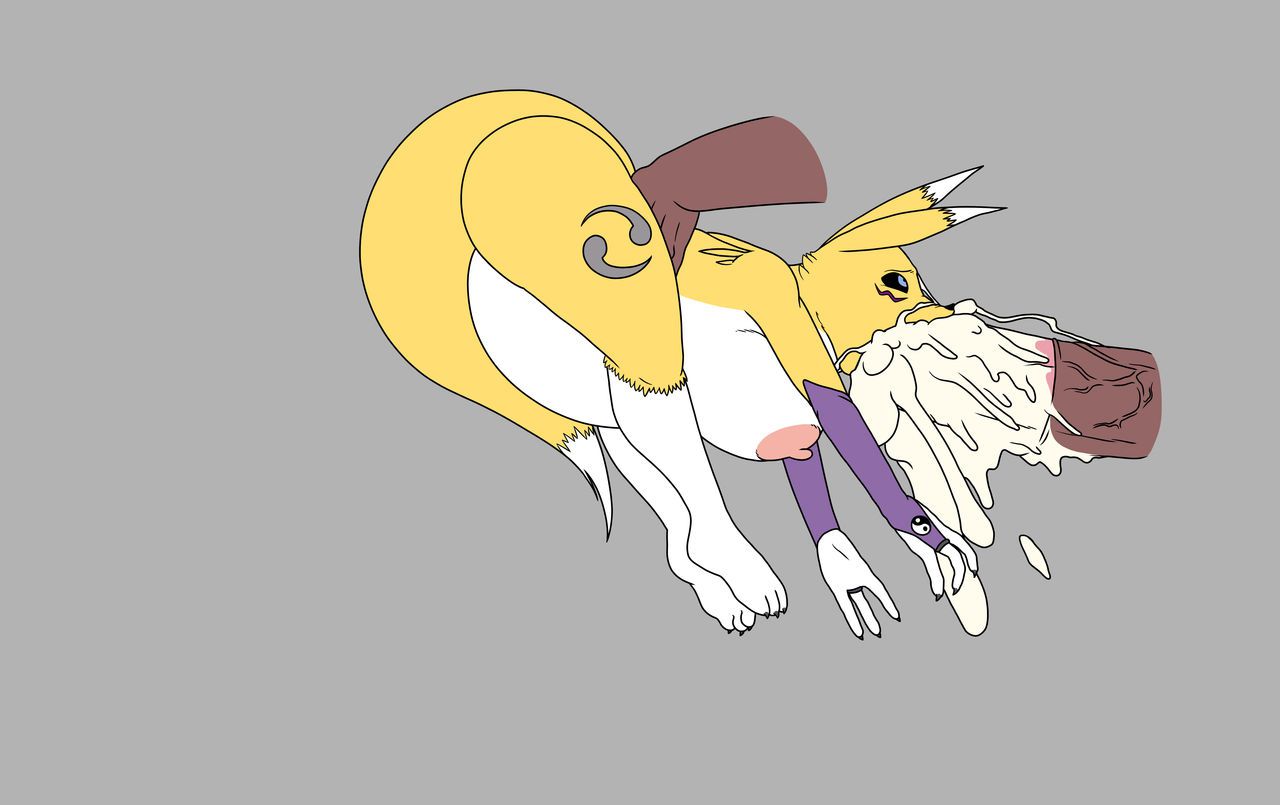 [DisturbedMonkey] Renamon's facefuck 8