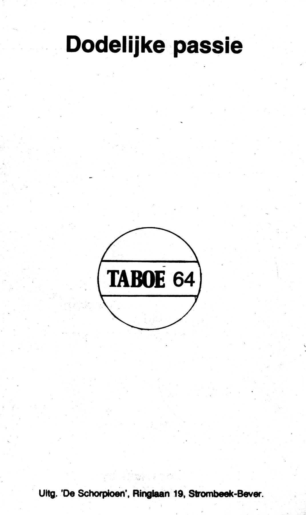 Taboe - 064 - De Walging (Dutch) 2