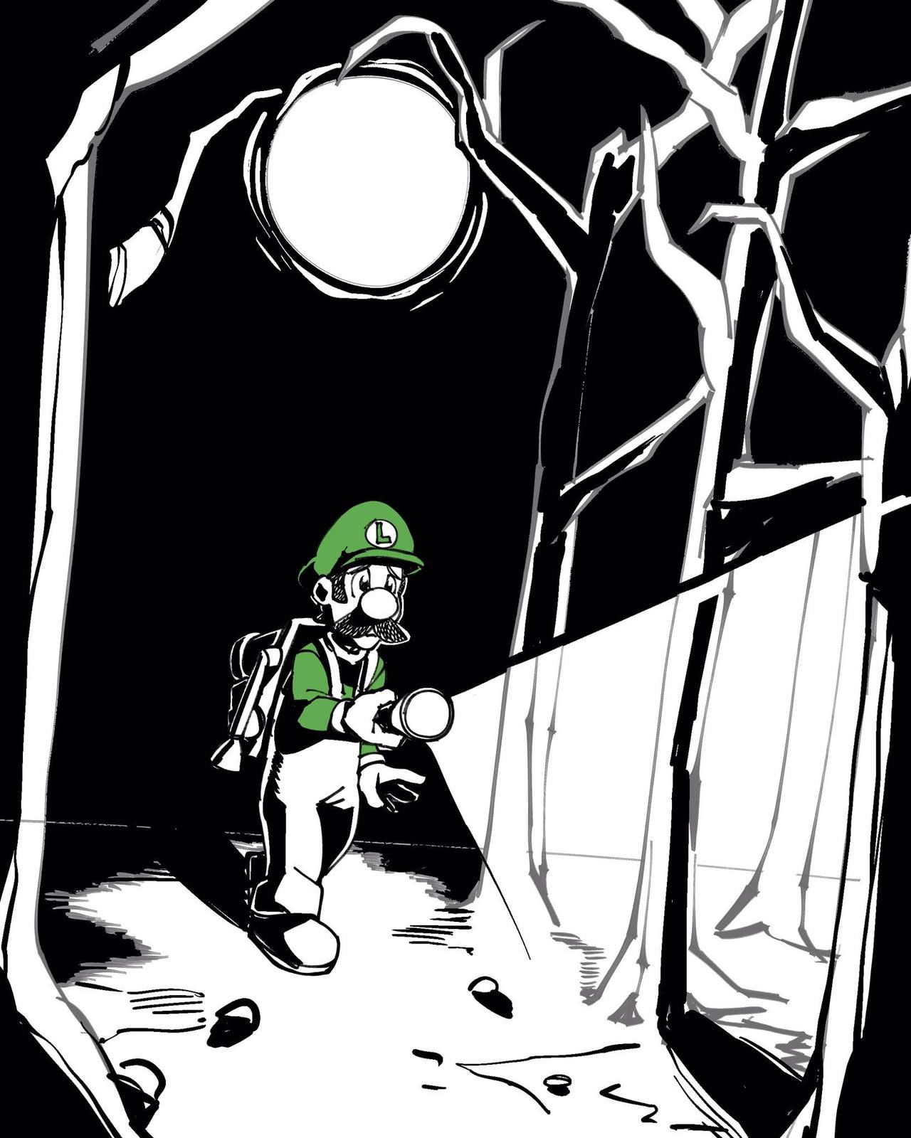 [Nisego] Inktober 2 - Luigi's Mansion (Super Mario Bros.) [Ongoing] 11