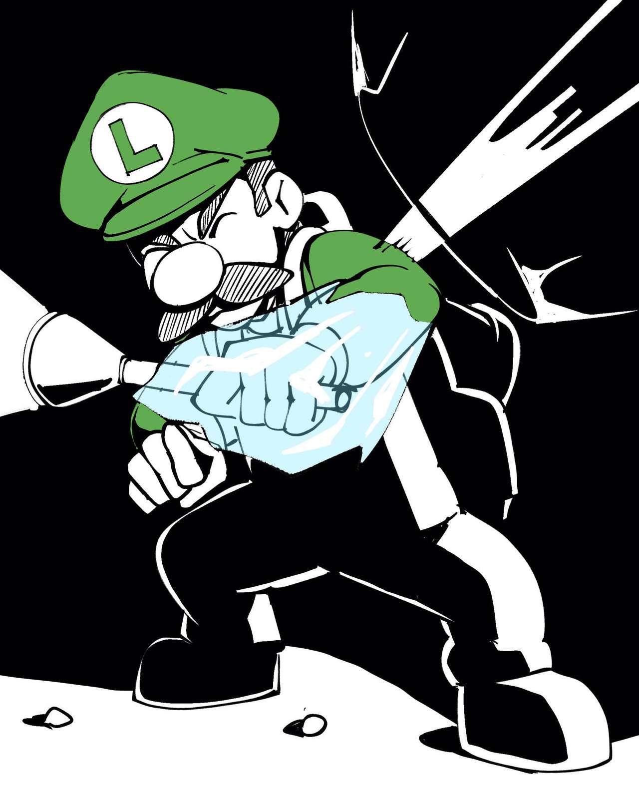 [Nisego] Inktober 2 - Luigi's Mansion (Super Mario Bros.) [Ongoing] 15