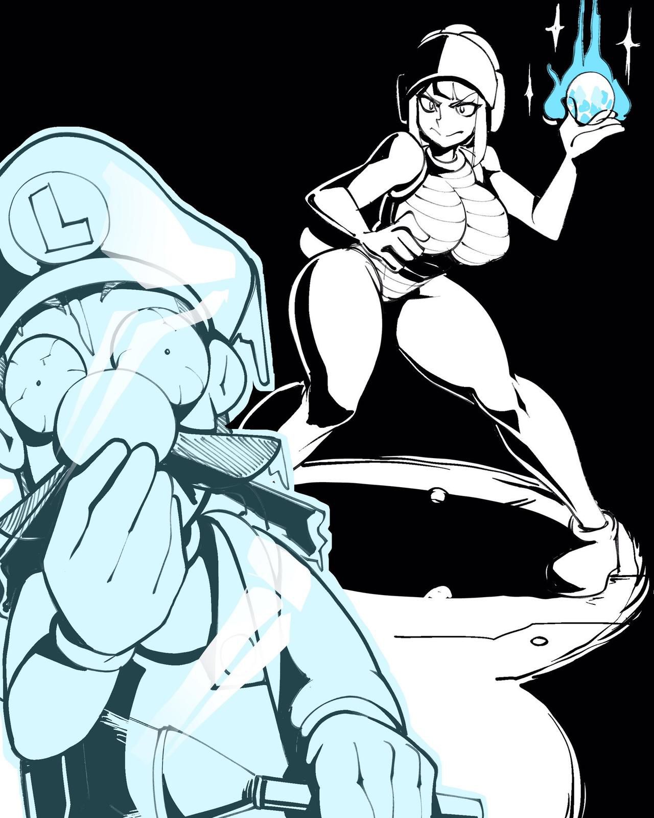 [Nisego] Inktober 2 - Luigi's Mansion (Super Mario Bros.) [Ongoing] 16