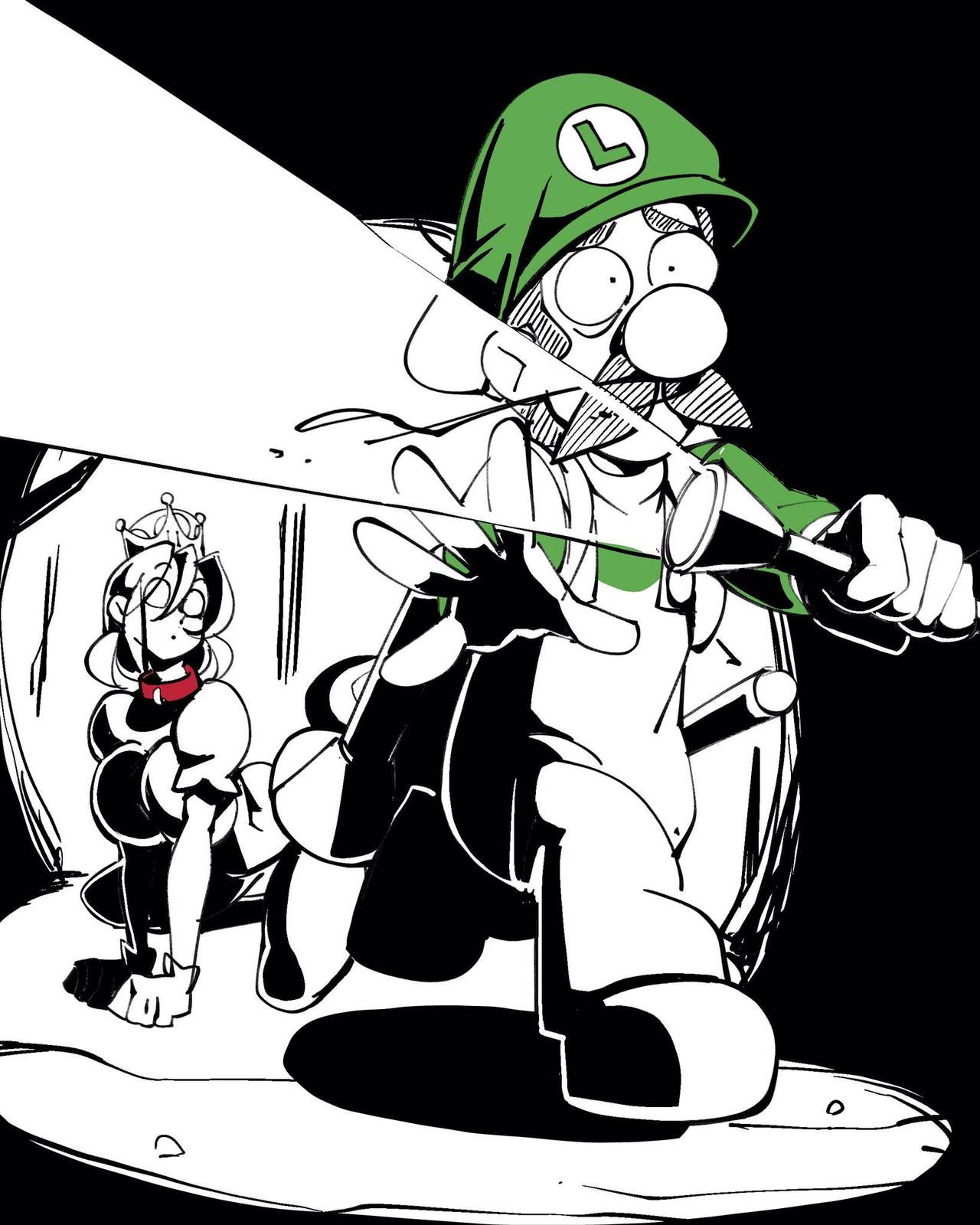 [Nisego] Inktober 2 - Luigi's Mansion (Super Mario Bros.) [Ongoing] 17