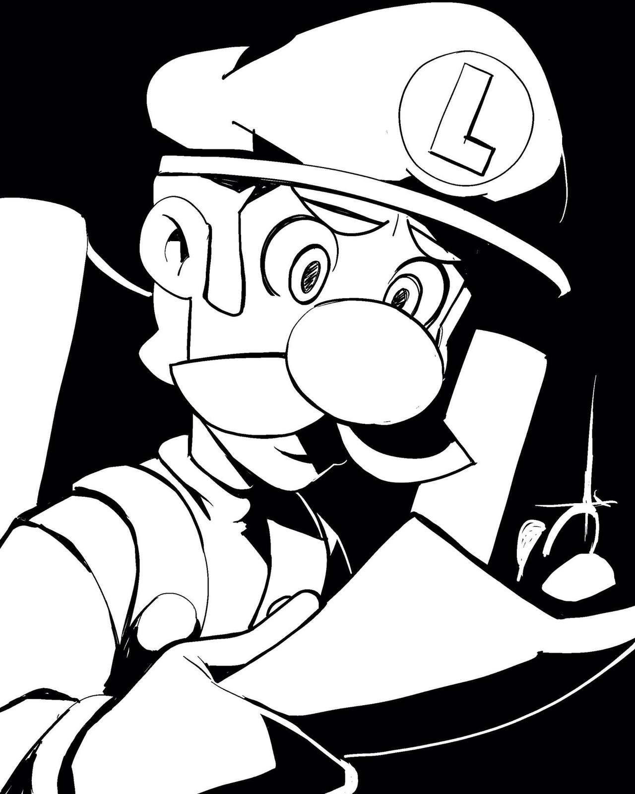 [Nisego] Inktober 2 - Luigi's Mansion (Super Mario Bros.) [Ongoing] 5