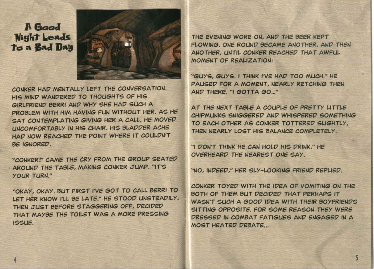 Conker's Bad Fur Day (N64) - game manual 4